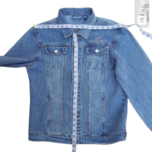 Women of faith denim jacket sz S - Picture 13 of 13